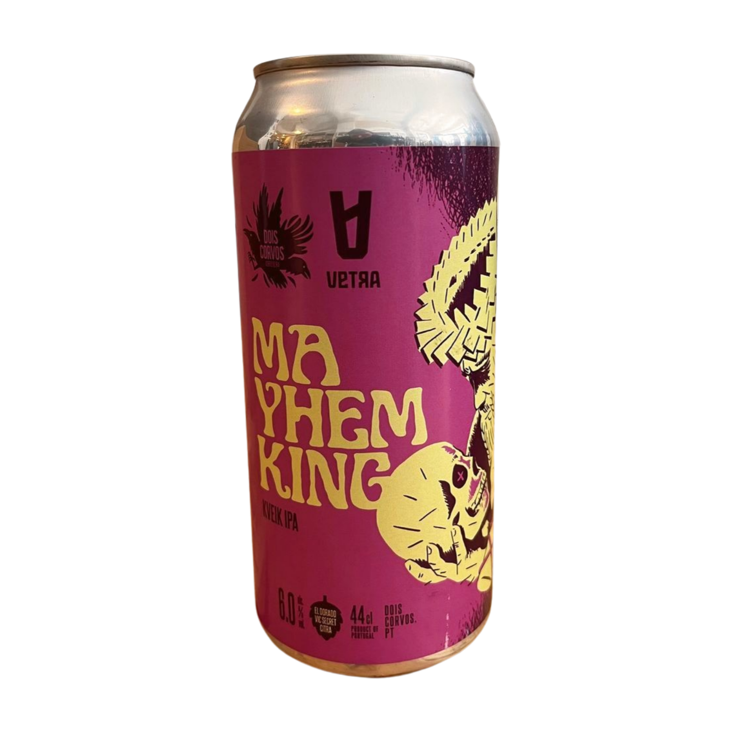Dois Corvos + Vetra - Mayhemking - Kveik IPA 44cl