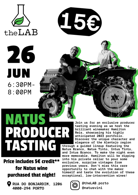 26 June | Natus Producer Talk and Tasting
