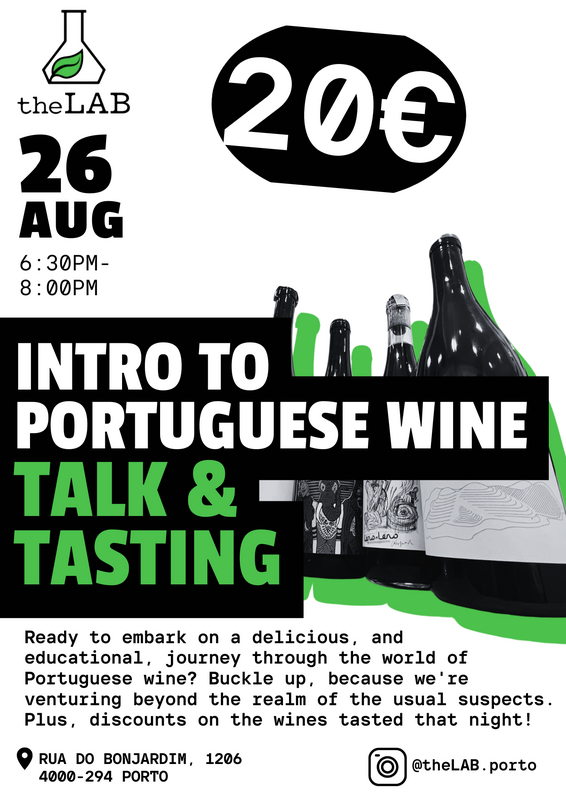 26 August | Intro to Portuguese Wine Talk & Tasting