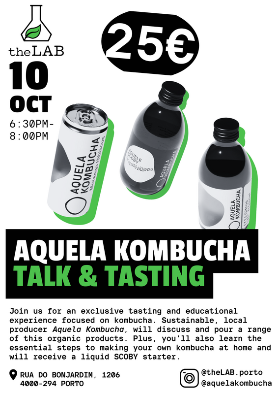 10 October | Aquela Kombucha Talk & Tasting