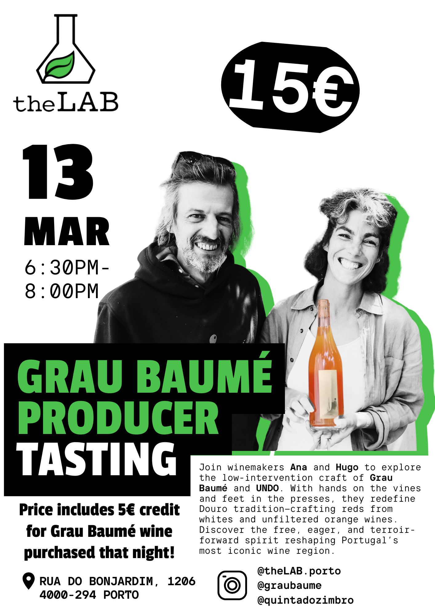 13 March | Grau Baumé Producer Tasting