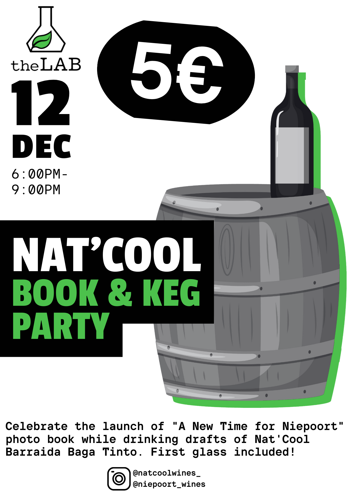 12 December | Nat'Cool Keg Party and Book Launch