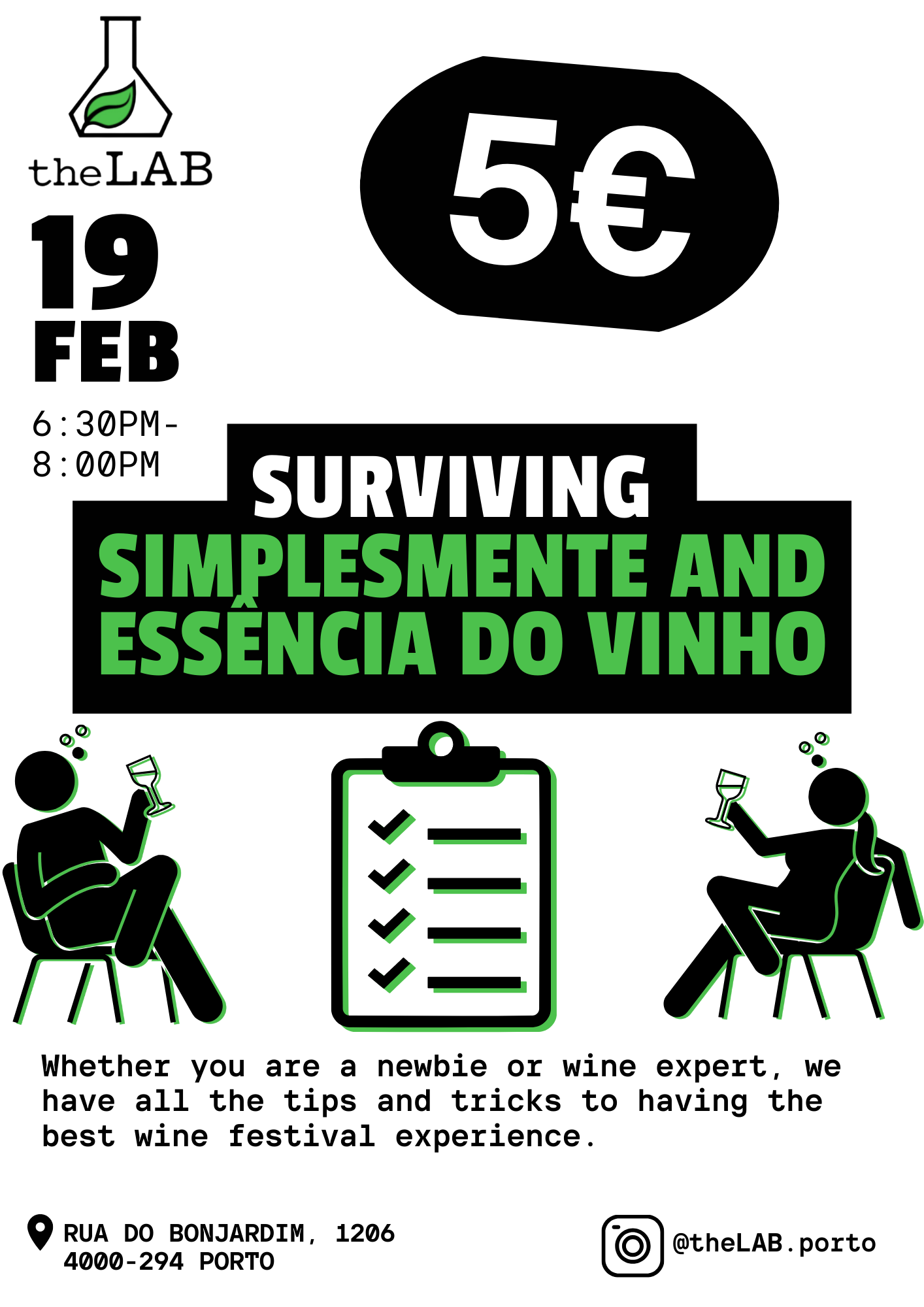 19 February | Surviving Simplesmente and Essência do Vinho