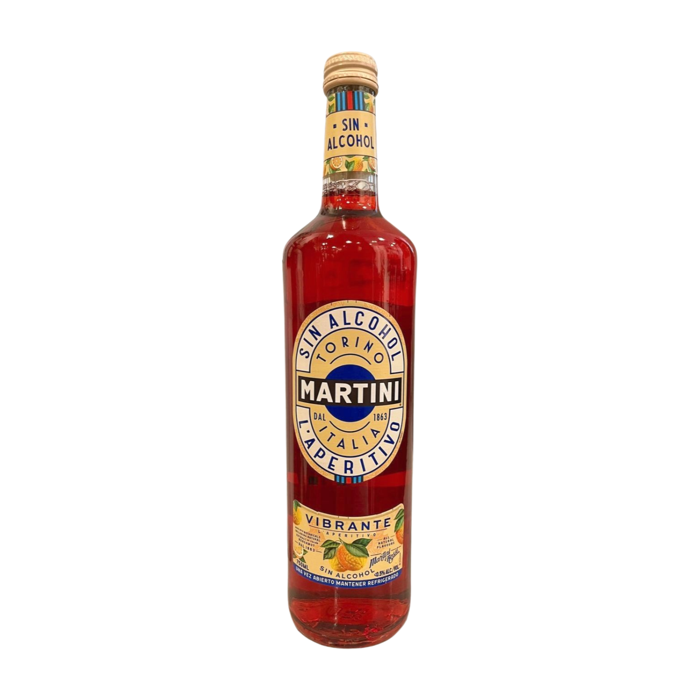 Martini & Rossi - Vibrante - Non-alcoholic Aperitif - 750ml