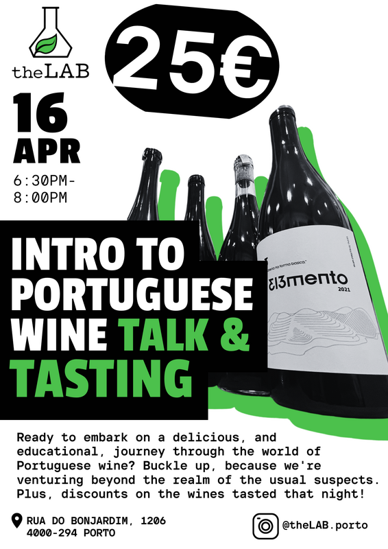 16 April | Intro to Portuguese Wine Talk & Tasting