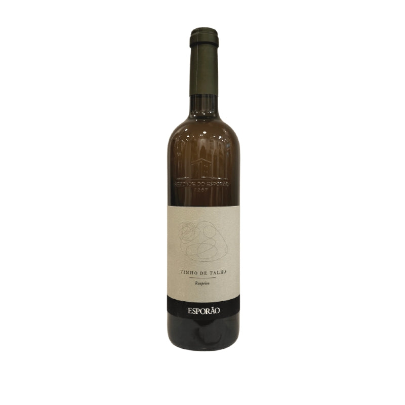 A bottle of Herdade do Esporão wine with a label that includes the brand name and '2018'.