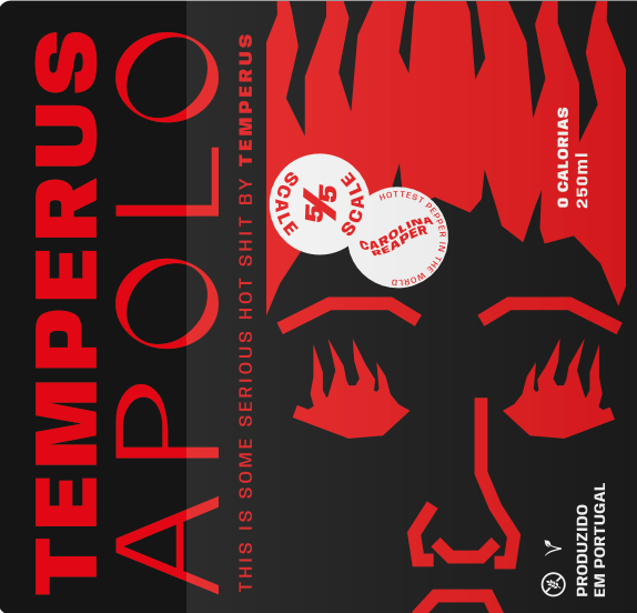 Temperus - Apolo (Carolina Reaper) - Hot Sauce 100ml